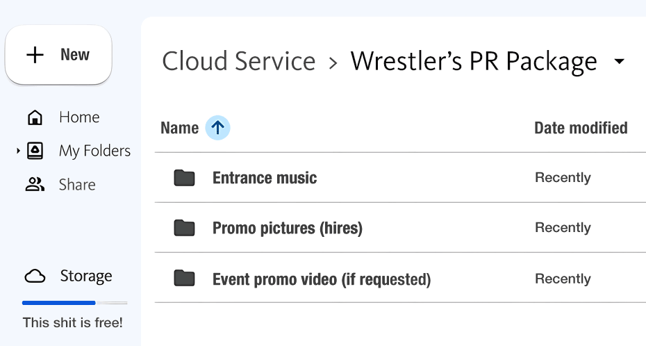 Read about all the fundamental things to have in a professional wrestler's promo package. Promo pictures, and entrance music forst and foremost. The article includes also entrance videos and promo videos for pro wrestling promoters.