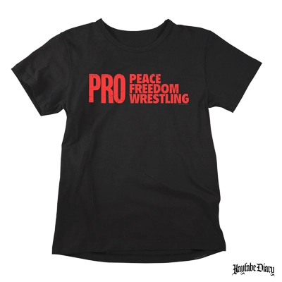pro wrestling t-shirt Hit a home run with a pro wrestling tee that celebrates the most iconic wrestling moves in history. Our ringspun fabric offers a soft touch and a tailored fit that any fan will love. Buy now to get your hands on this exclusive piece of pro wrestling merch.